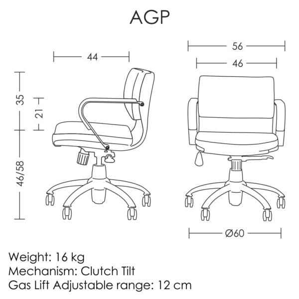 صندلی کارشناسی آرتمن مدل AGP | هونیک